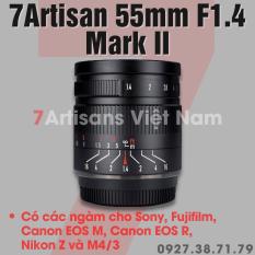 [SẴN] Ống kính 7Artisans 55mm F1.4 Mark II – Lens chân dung xóa phông cho Fujifilm, Sony, Canon EOS M, Canon Rvà M4/3