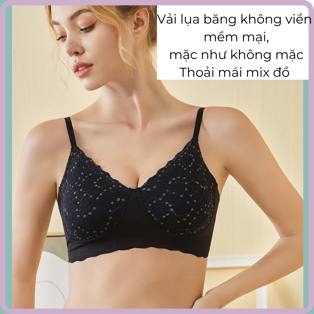 BRABOX Áo ngực nữ chống xệ, áo lót su đúc không viền cao su non kháng khuẩn (CÓ BIGSIZE) BRA48