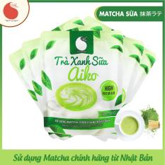 Combo 5 gói Bột trà xanh sữa thơm ngon, Light Coffee, đặc biệt sử dụng matcha chính hãng Nhật Bản, không hương liệu, gói 50g