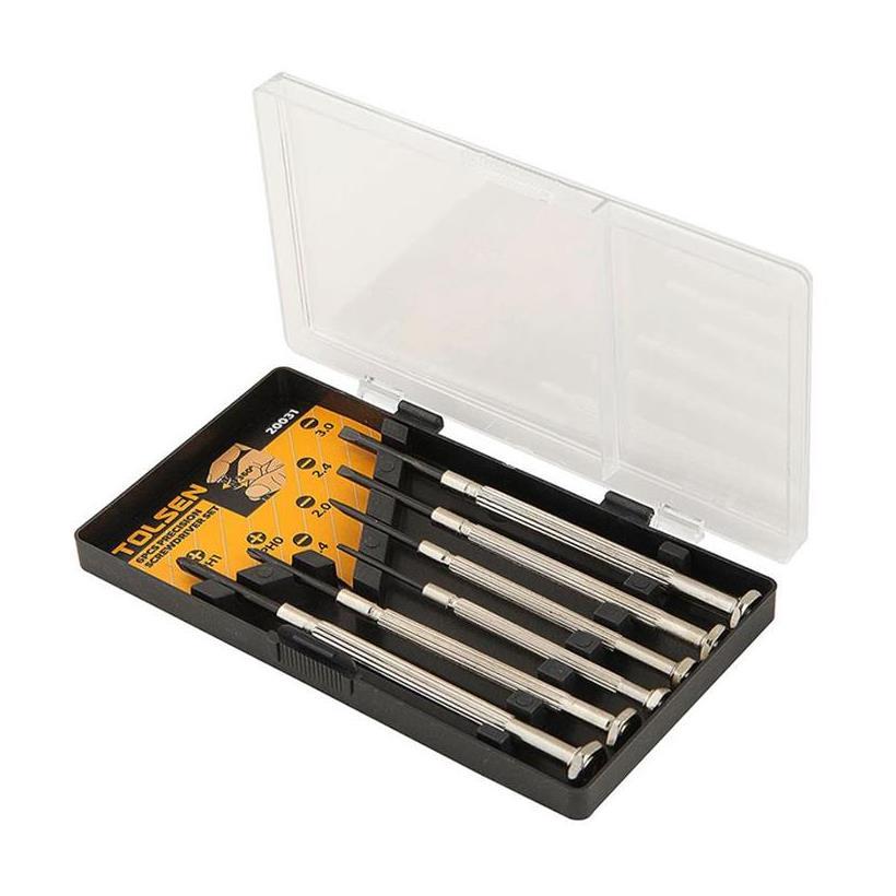 VÍT SỬA ĐỒNG HỒ 6 CÂY TOLSEN 20031- 1.4*0.5,2.0*0.5,2.4*0.6,3.0*0.6MM,PH0,PH1mm