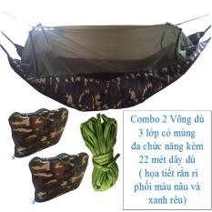 ( HOT ) BỘ ( 2 ) VÕNG PHƯỢT DU LỊC USA LOẠI DẦY CAO CẤP