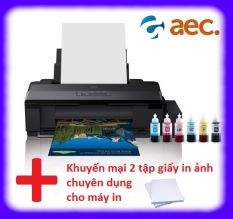 Máy In Phun Màu Epson L1800 (Đen) đi kèm bộ mực hãng 673 check code