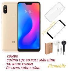 Điện Thoại Xiaomi Redmi 6 Pro (64GB/4GB) Mới 100% Nguyen Seal – Hàng Nhập Khẩu Tặng Kính Cường Lực 9D Cao Cấp + Ốp Lưng + Tai Nghe