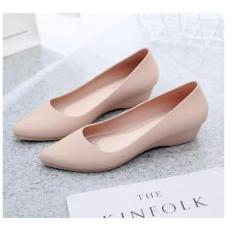 Giày bệt nữ, giày búp bê nữ nhựa dẻo đi mưa chống nước siêu tốt kèm clip thật nhé ạ (form nhỏ lấy tăng 1 size)