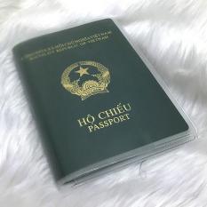 Bao hộ chiếu / passport trong, có khe đựng thẻ (Loại 1)