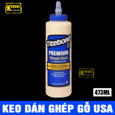 Keo Dán Gỗ Titebond Original Wood Glue 473ml Mỹ Nhãn Xanh Chuyên Dụng Siêu Chắc Siêu Dính Chịu Lực Chịu Nhiệt Cao – Có Thể Sơn Phủ, Keo Dán Bìa Sách, Dán Gỗ Đa Năng – Kivovi