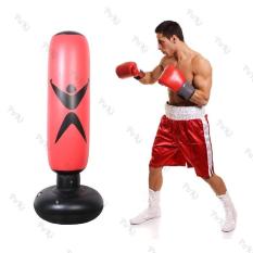 Trụ tập đấm đá Boxing BƠM HƠI 1.6m , bao tập võ PVC di động gấp gọn cao cấp – POKI