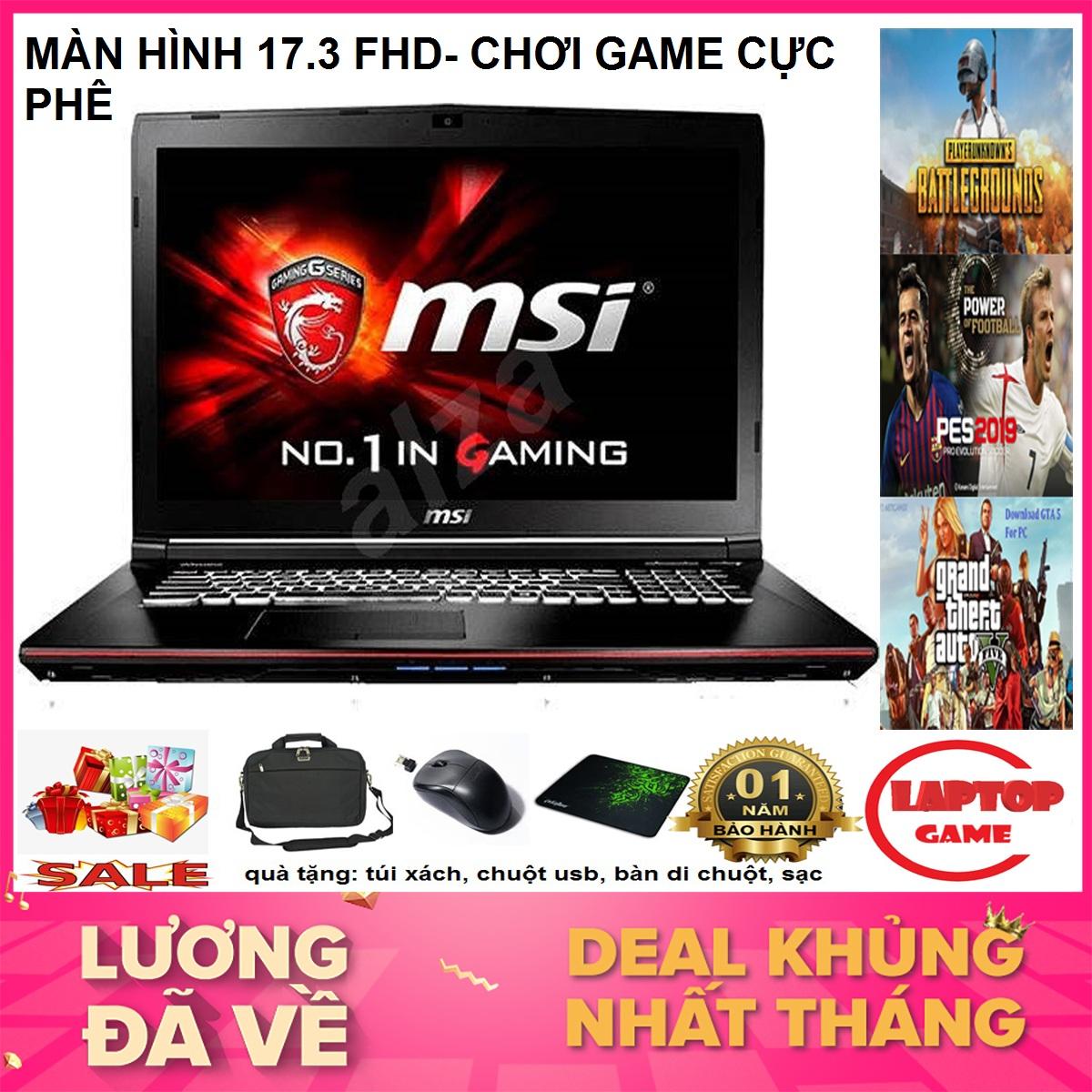 KHỦNG LONG GAME MSI GE72 6QC Core i7-6700HQ/ 8GB/ SSD 128 + 500G/ VGA GTX960M/ 17.3 inch Full HD 1920*1080...