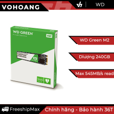 SSD M2 Sata 240GB WD Green – Chính hãng, tốc độ cao