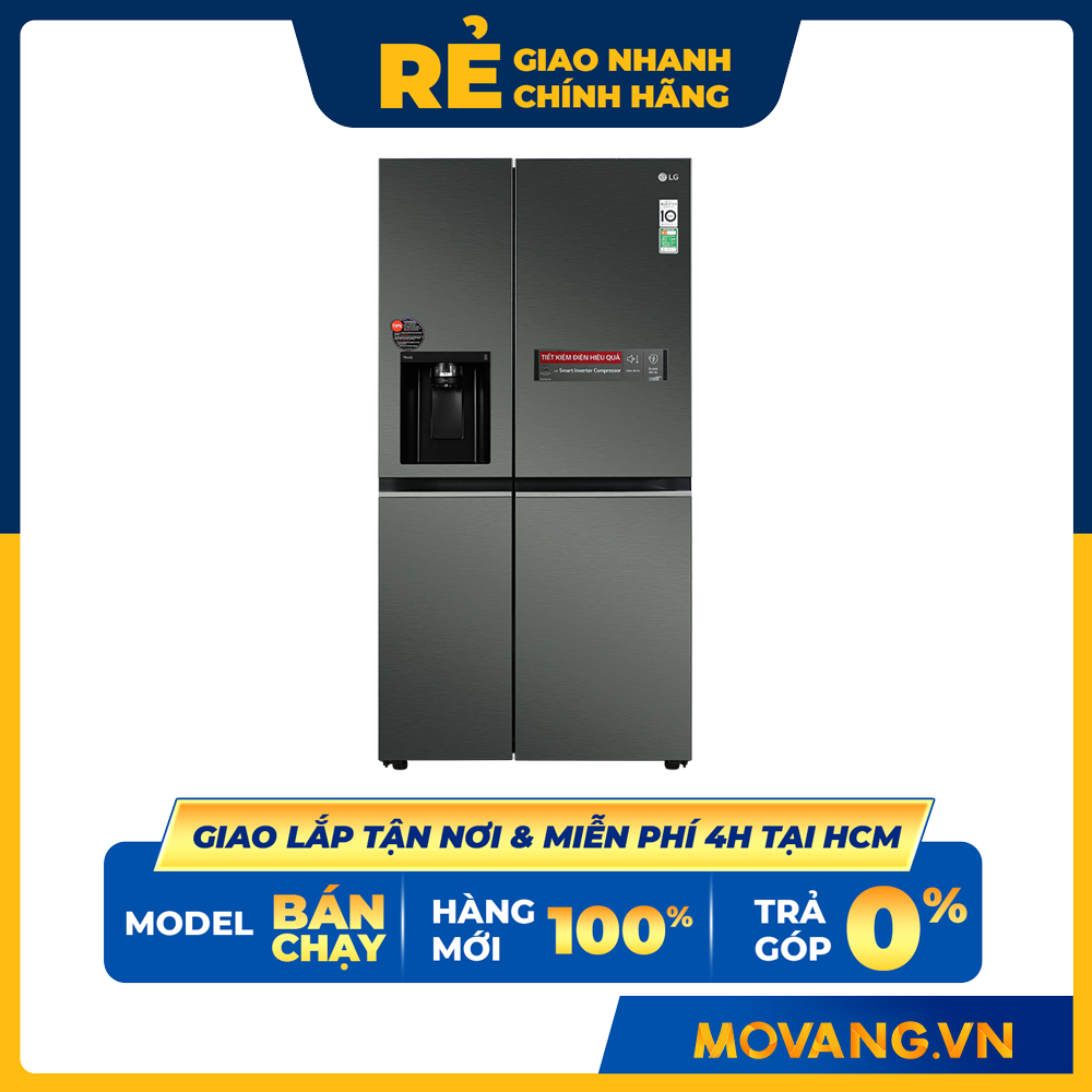 [HCM] Tủ lạnh LG Inverter 635 Lít GR-D257MC – Hàng chính hãng
