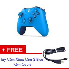 Tay Cầm Xbox One S Blue Kèm Cable