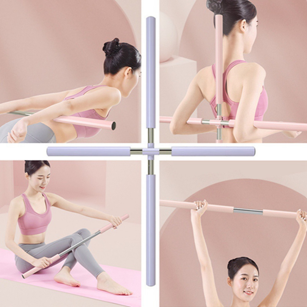 Gậy điều chỉnh tư thế đứng chống gù lưng - Gậy tập yoga, thể dục đa năng tập toàn thân...