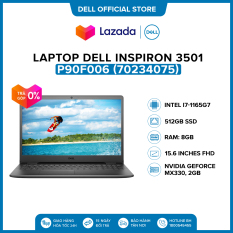 [VOUCHER 500K] Laptop Dell Inspiron 3501 15.6 inches FHD (Intel / i7-1165G7 / 8GB / 512GB SSD / NVIDIA GeForce MX330, 2GB / McAfee MDS / Win 10 Home SL) l Black l P90F006 (70234075) l HÀNG CHÍNH HÃNG