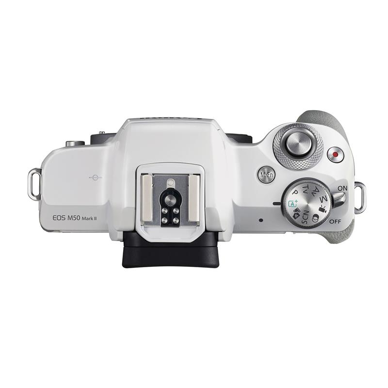 [GIFT- Đồng Hồ] Máy ảnh Canon EOS M50 Mark II EF-M15-45mm F/3.5-6.3 IS STM - Chính Hãng Lê Bảo Minh