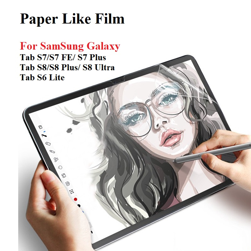 Dán Màn Hình PaperLike Cho SamSung Galaxy Tab S8/ S8 Plus/ S8 Ultra, Tab S7/ S7 FE/ S7 Plus, S6...