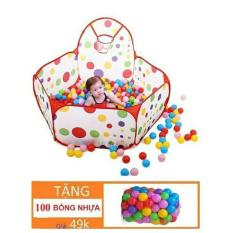 Lều bóng tặng kèm 100 bóng