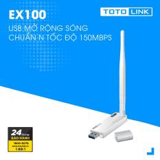 USB mở rộng sóng Wi-Fi chuẩn N tốc độ 150Mbps TOTOLINK EX100 – Hãng phân phối chính thức