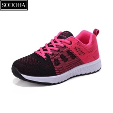 Giày Thể Thao Nữ SODOHA SDH11721HD Đen Phối Hồng