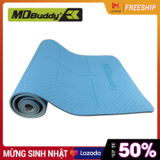 Thảm Yoga chất liệu TPE cao cấp MDBuddy MD9038