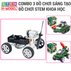 Đồ chơi lắp ráp Đồ chơi STEM STEAM (Bộ 3 món) Đồ chơi Lego trẻ em học khoa học cho bé sáng tạo, học tập