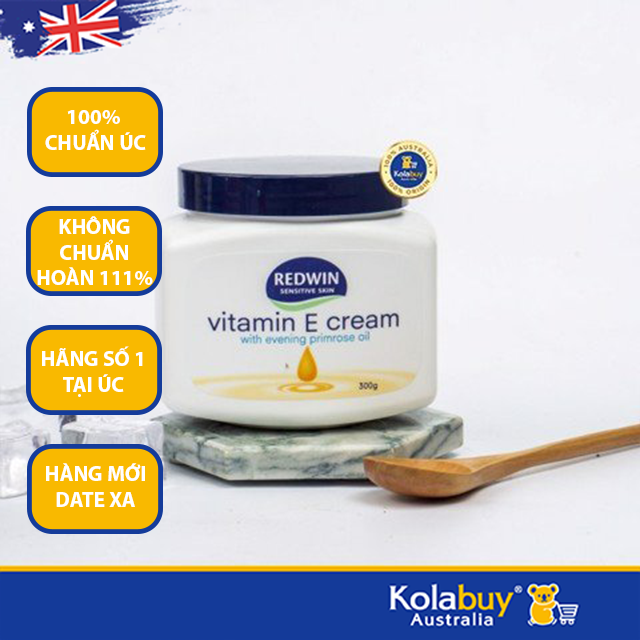 Kem dưỡng da mềm mịn Redwin Vitamin E Cream 300g (được bán bởi Kolabuy Australia)