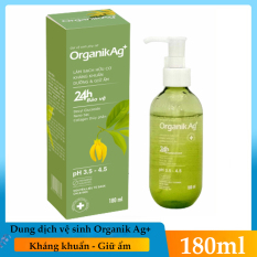 Dung dịch vệ sinh phụ nữ Organik Ag+, tuyệt đối an toàn, dịu nhẹ, không gây kích ứng