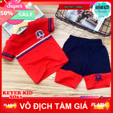 Đồ Bộ Trẻ Em, Cho Bé Trai, Vải cotton mềm mát,vải bền không xù, không co rút S061 KEYER KID