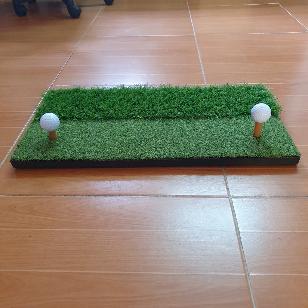 Thảm tập và hỗ trợ Swing Golf Mini - (33Cm x 63Cm) tặng tee cao su