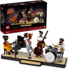 LEGO Ideas Jazz Quartet 21334 Bộ đồ dành cho người lớn với các nhân vật ban nhạc và 4 nhạc cụ: piano, bass đôi, kèn trumpet và trống
