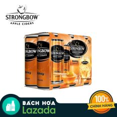Lốc 6 Lon cao Strongbow vị Mật ong (330ml x 6 Lon)