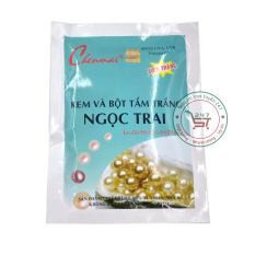 Kem và bột tắm trắng Ngọc trai Chenmai 150g (Xanh – Trắng)