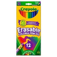 Bút chì 12 màu có thể tẩy được CRAYOLA 684412A009