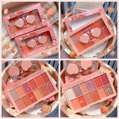 Phấn mắt 12 ô Any Lady Peach Cặp Tim kèm nhủ kim tuyến