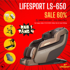 Ghế massage Lifesport ls-650 Giá Rẻ Vô Địch – chip sử lý 2023 – Công nghê 5D hiện đại – Sắm Lifesport 650 ngay Mua 1 TẶNG 4 – Liên hệ nhận VOUCHER Giảm Giá & Quà Khủng