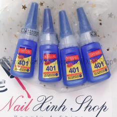 Keo Loctite Hàn Quốc cao cấp 401, keo dán móng tay, đính đá, trang trí móng nail (chai 20g)