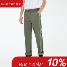 Quần dài nam form slim thiết kế đơn giản trẻ trung Giordano quốc tế 01119007