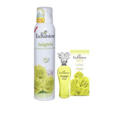 Combo Xịt khử mùi Enchanteur Delightful 150ml+ Nước Hoa 10ml