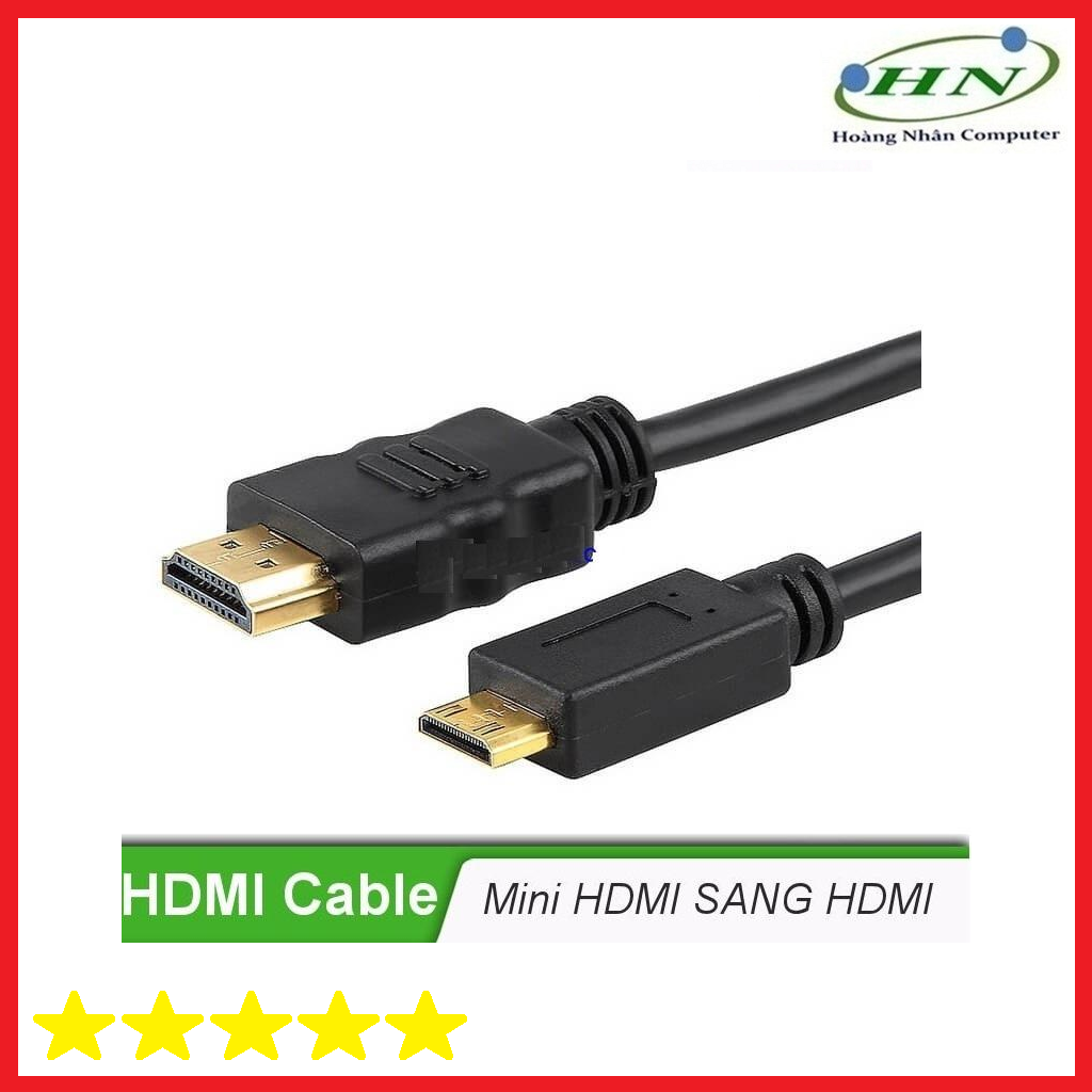 [HCM]Cáp Chuyển Mini HDMI sang HDMI dài 1.5m