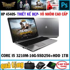 [Trả góp 0%]HP 4540s Chơi Game+ Đồ Họa core i5-3210M 16GB SSD256+ HDD 1TB VGA on Intel HD 4000 màn 15.6″ HD LED có phím số vỏ nhôm )