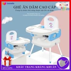 Ghế ăn dặm cho bé thiết kế an toàn, tiện dụng, hiện đại, đa năng. Mặt bàn có các hốc riêng biệt, tiện lợi ( có 2 loại có chân sắt và không chân sắt )
