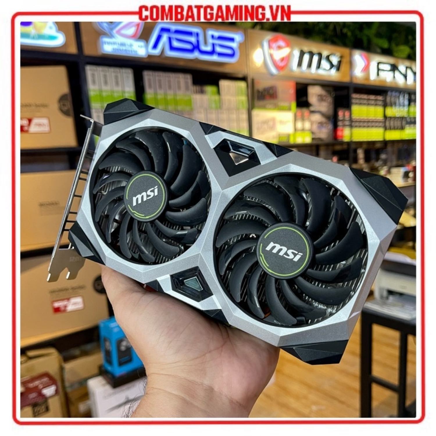 [VGA 2ND] Card màn hình MSI 1660 Super – 1660 Ti Ventus XS OC 6GB GDDR6