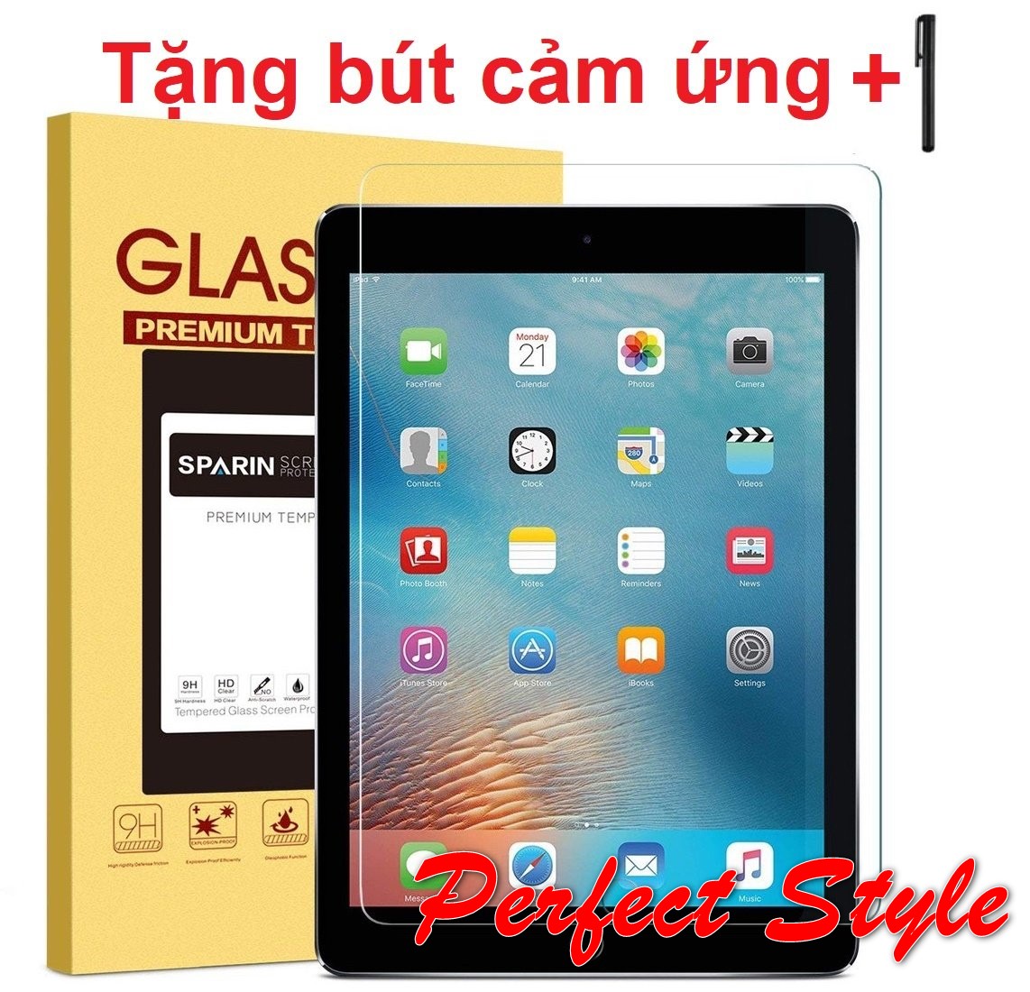 KÍNH CƯỜNG LỰC IPAD 2-3-4 Air 1-2 - 3 4 Mini 1-2-3 mini 4-5 Ipad 9.7' Ipad 10.5 Ipad 11...