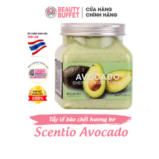 Tẩy tế bào chết toàn thân dưỡng ẩm và sáng mịn da chiết xuất quả bơ Scentio Avocado 350ml