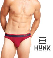 Quần lót nam Hunk anatomic brief đỏ rượu gỗ tre Úc