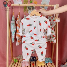 Bộ cotton giấy dài tay cho bé sơ sinh 3-15kg cúc giữa hàng loại 1 sản phẩm tốt với chất lượng độ bền cao và được cam kết sản phẩm y như hình – BO5