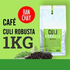 Cà phê rang xay nguyên chất Culi Robusta 1KG – The Kaffeine Coffee – Theo dõi shop nhận ngay 10% không điều kiện – rang light (coffee)