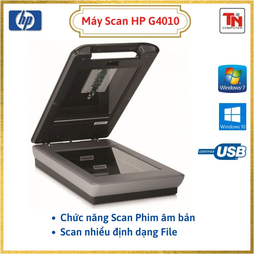 [Máy Scan] HP G4010 - Scan hình ảnh thành File - Hàng nhập từ NHẬT[vi tinh tin nhan]