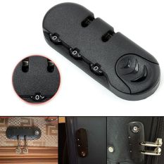 Kikou đen khóa cố định khóa dây kéo Phụ kiện Túi vali hành lý khóa ổ khóa Khóa mã số ổ khóa tổ hợp