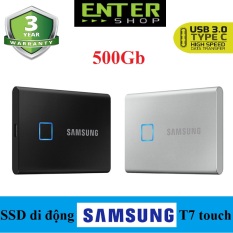 Ổ Cứng Di Động SSD Samsung T7 Touch 500Gb USB Type-C 3.2 Gen 2