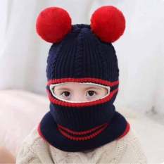 Mũ len ninja trùm kín đầu kín cổ lót nỉ ấm áp cho bé trai bé gái mùa đông – mu len lot ni cho be